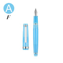 Sky Blue Jinhao 82 Fountain Pen Acrylic Barrel Fine Nib