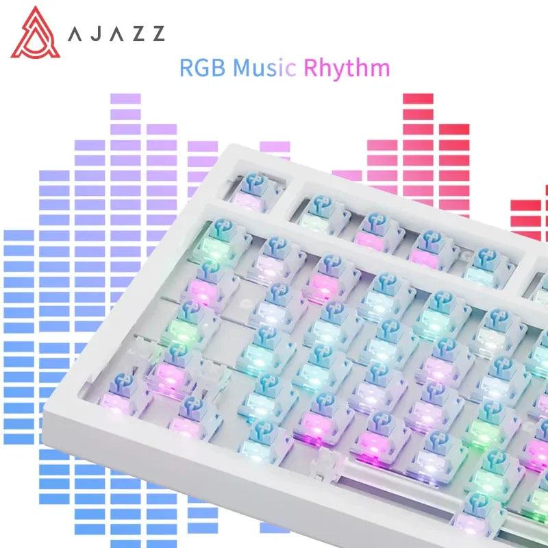 Ajazz Ak820 RGB Mechanical Gaming Keyboard: Ultimate Performance & RGB Delight  ourlum.com   