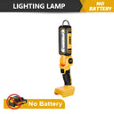 Dewalt LED Work Light Portable Camping Torch 20V Battery Pack