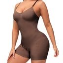 GUUDIA Seamless Open Crotch Shapewear Bodysuit for Tummy Control & Butt Lifting