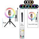 Ultimate Portable RGB Ring Light Kit for Smartphone Photography