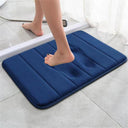 Memory Foam Bath Mat Cobblestone Pattern for Comfort