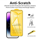 Ultimate 9D Tempered Glass Screen Protector for iPhone - Crystal Clear Protection  ourlum.com   