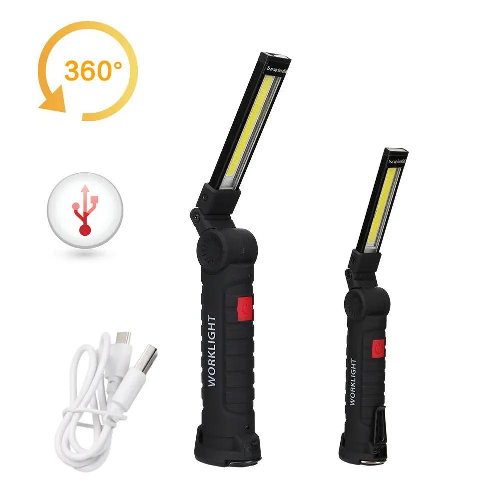 COB LED Flashlight: Versatile Camping Torch & Work Light  ourlum.com   