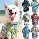 Hawaiian Style Pet Shirt: Pineapple Print Breathable Dog Clothes  ourlum.com   