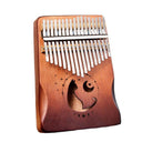 17 Keys Kalimba Gradient Color Design Thumb Piano Mahogany