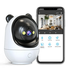 FEISDA 4K AI Smart Wireless Surveillance Camera: Indoor Home Security with Remote Monitoring