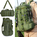 Multifunctional Fishing Backpack Tackle Bag with Rod Holders