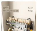 Punch-Free Suction Rack Wall-Mounted For Home Kitchen Storage