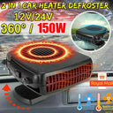 2 In 1 Car Heater 12V 24V 200W Portable Windshield Defroster