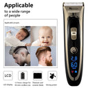 Professional Barber Electric Hair Trimmer LED Display Men Clipper