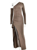 Mozision Maxi Dress Seductive Night Outfit for Club Goddesses