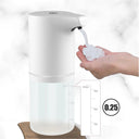  Touchless Foaming Soap Dispenser - USB Rechargeable White ABS Automatic Hand Washing Machine  ourlum.com 350ml Scale  