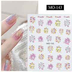 3D Sakura Blossom Nail Art Stickers: Elegant Floral Designs for DIY Nail Art