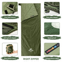 Naturehike LW180 Ultralight Cotton Sleeping Bag for Camping