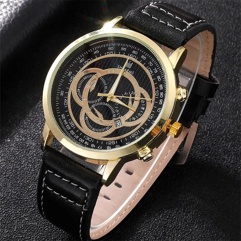 Luxury Quartz Watch: Stylish Timepiece for Men's Elegance  ourlum.com   