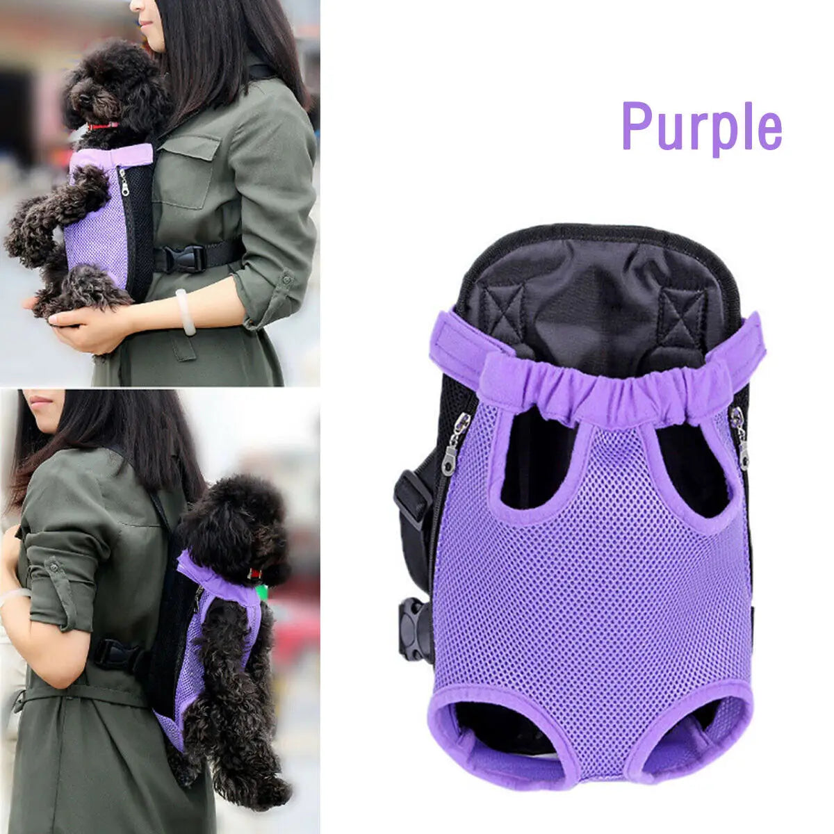 Pet Mesh Backpack Carrier: Lightweight Breathable Transport Bag  ourlum.com   