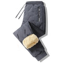 Winter Sweatwear Men Plush Thick Fleece Thermal Trousers 8828