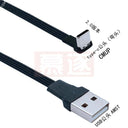 USB-C 90° Angled Fast Charging Data Cable: USB 2.0 Connection  ourlum.com AMST-CMUP 5CM 