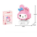 Sanrio Anime Building Block Set featuring Kuromi and My Melody - Creative Toy for Kids and Fans  ourlum.com My Melody x with box 