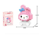 Sanrio Kuromi & My Melody Building Block Figure Set: Creative Anime Decor & Gift  ourlum.com My Melody x with box 