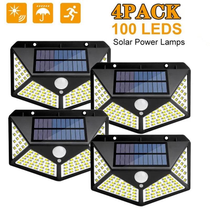 Solar-Powered LED Outdoor Wall Lights with Motion Sensor & Customizable Lighting Modes for Garden Decor  ourlum.com   