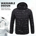 21 Areas Heated Jacket Mens Waterproof Heating Coat Tactical