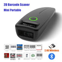 Compact Wireless 2D Barcode Scanner W7 Mini Bluetooth Reader