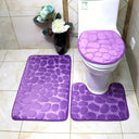 Soft Bathroom Mat Set: Absorbent Shower Rugs for Comfort