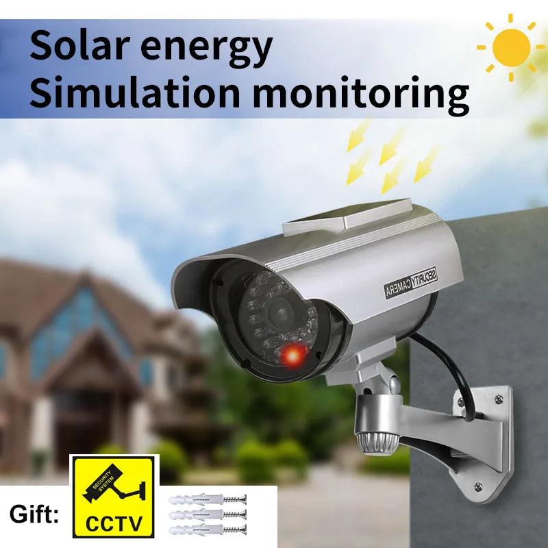 Solar Power Security Camera: Deter Criminals with LED Light  ourlum.com   