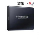  High-speed Portable External Hard Drive: Efficient Data Transfer Work & Study  ourlum.com Black 30TB  