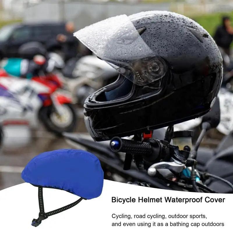 Bicycle Helmets Cover Waterproof Cycling Helmets Rain Cover Cycling Road Bike Gear Children's Roller Skates Sports Accessories