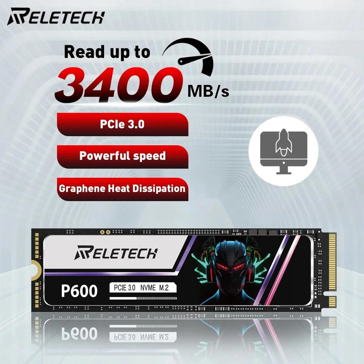 Reletech P600 M2 SSD: Enhanced Gaming Laptop Performance  ourlum.com 256GB  