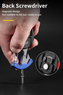 Compact Multi-Function Keychain Flashlight with 7 Modes