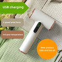 Portable Wireless Hair Dryer USB Charging Display Screen