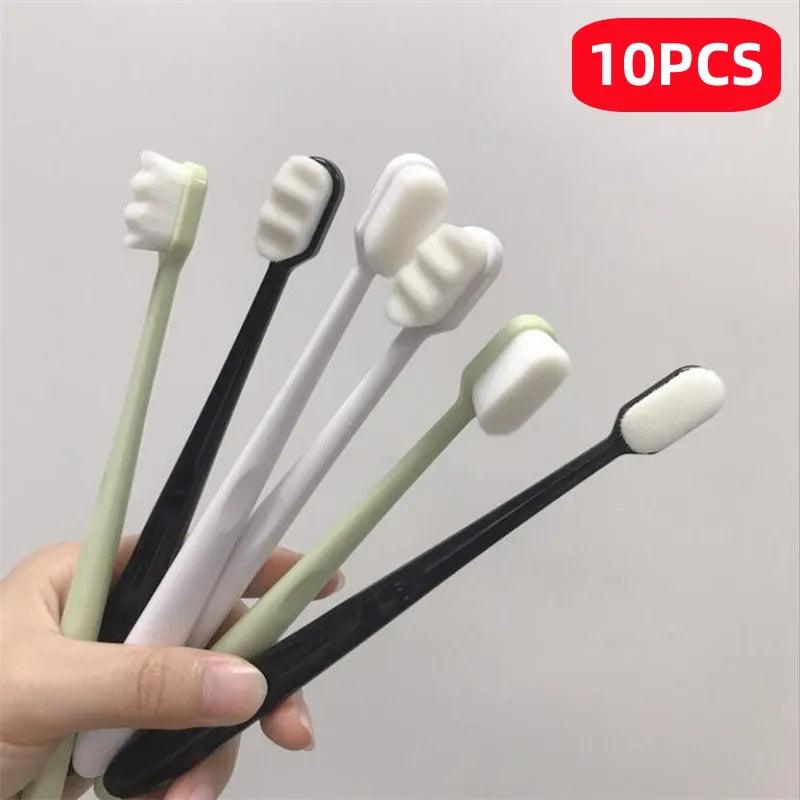 Environmentally Toothbrush Ultra-fine Soft Toothbrush Deep Cleaning soft brush teeth Adult kids Manual Toothbrush For Oral Care  ourlum.com   