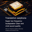 Real-Time New Voice Translation Earbuds 80 Languages Wireless Bluetooth 5.0 Headset