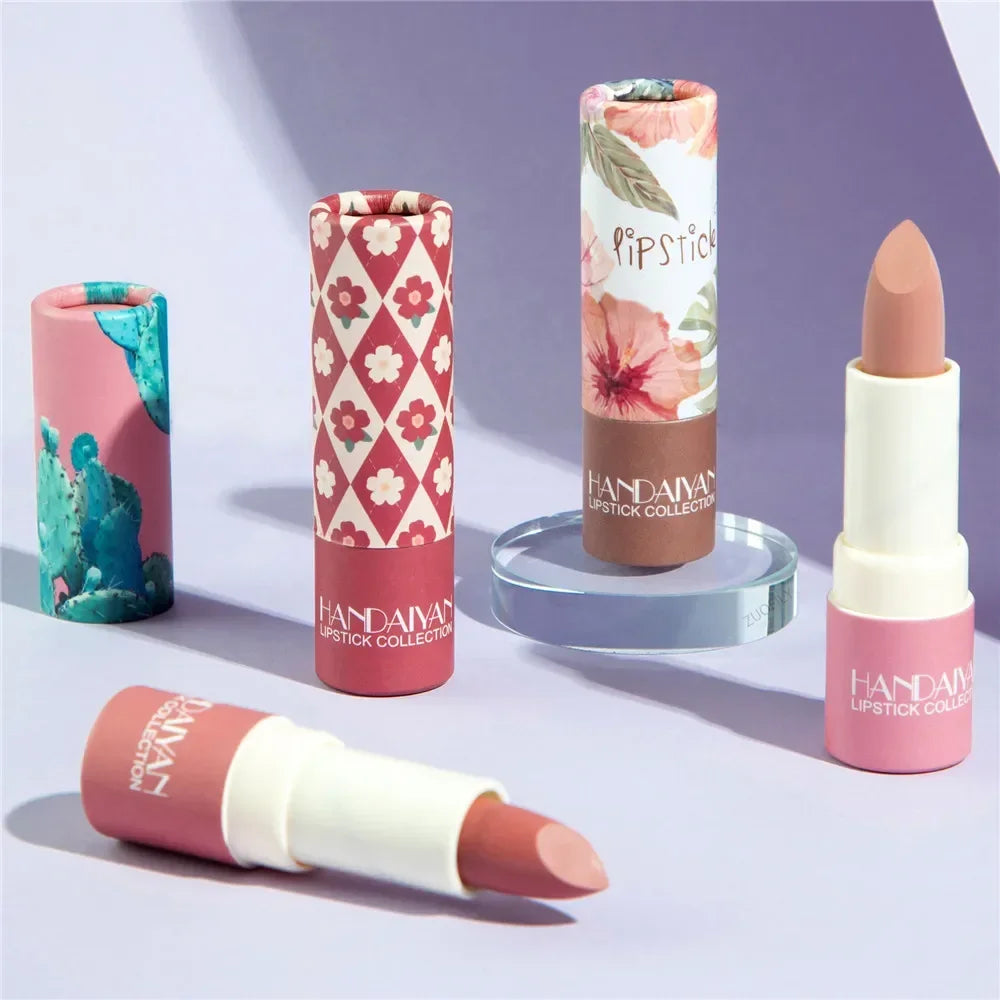 8 Colors Moisturizing Velvet Matte Lipstick Waterproof Long Lasting Not Easy To Fade Sexy Red Lip Tint Nude Lipstick Cosmetics  ourlum.com   