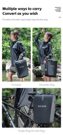 25L Waterproof Cycling Pannier Bag by WEST BIKING Backpack