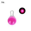 LED Pet Collar Pendant: Rechargeable Luminous Flash Light Leash Necklace  ourlum.com Pink USB Charging 