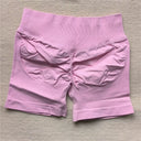 Women's Seamless Scrunch Butt Biker Shorts - Sexy Athletic Cycling & Yoga Shorts