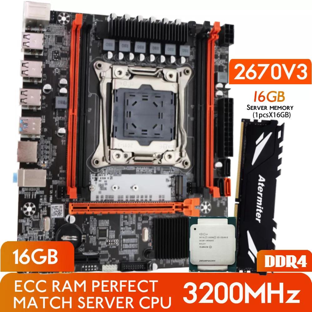 Atermiter D4 Motherboard Bundle: Xeon E5 High-Performance Set  ourlum.com United State  