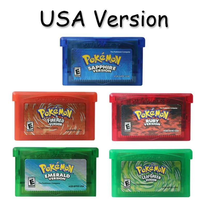 Pokemon Adventure Edition Cartridge: Ruby FireRed Sapphire Emerald LeafGreen  ourlum.com   