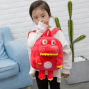 Toddler Boys Girls Kawaii Backpack Plush Dinosaur Schoolbag