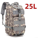 Versatile Waterproof Tactical Backpack for Hiking Fishing