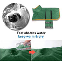 Dog Microfiber Bathrobe Towel for Dogs: Quick Drying Pet Coat & Accessories  ourlum.com   