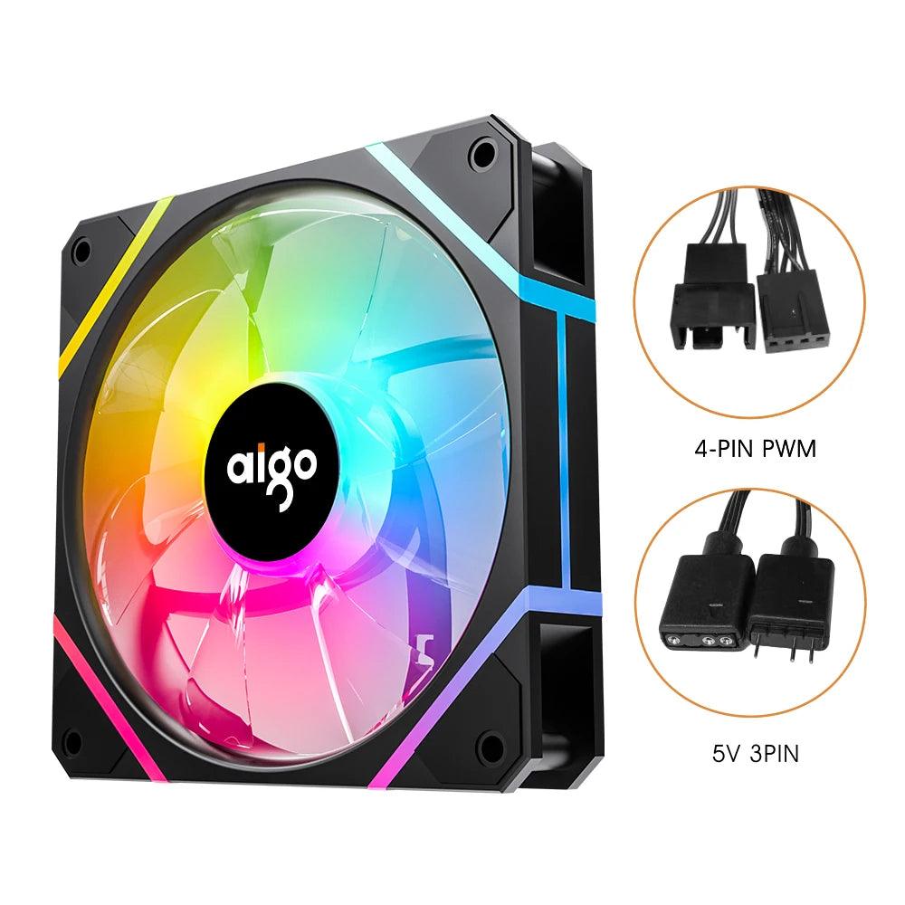 Aigo AM12PRO RGB Fan Kit: Ultimate Cooling for Gaming PCs  ourlum.com   