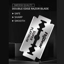 Classic Double-Blade Stainless Steel Razor for Timeless Shaving