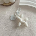 Balloon Dog Acrylic Keychain Set - Fun Accessories for Women & Couples  ourlum.com White  