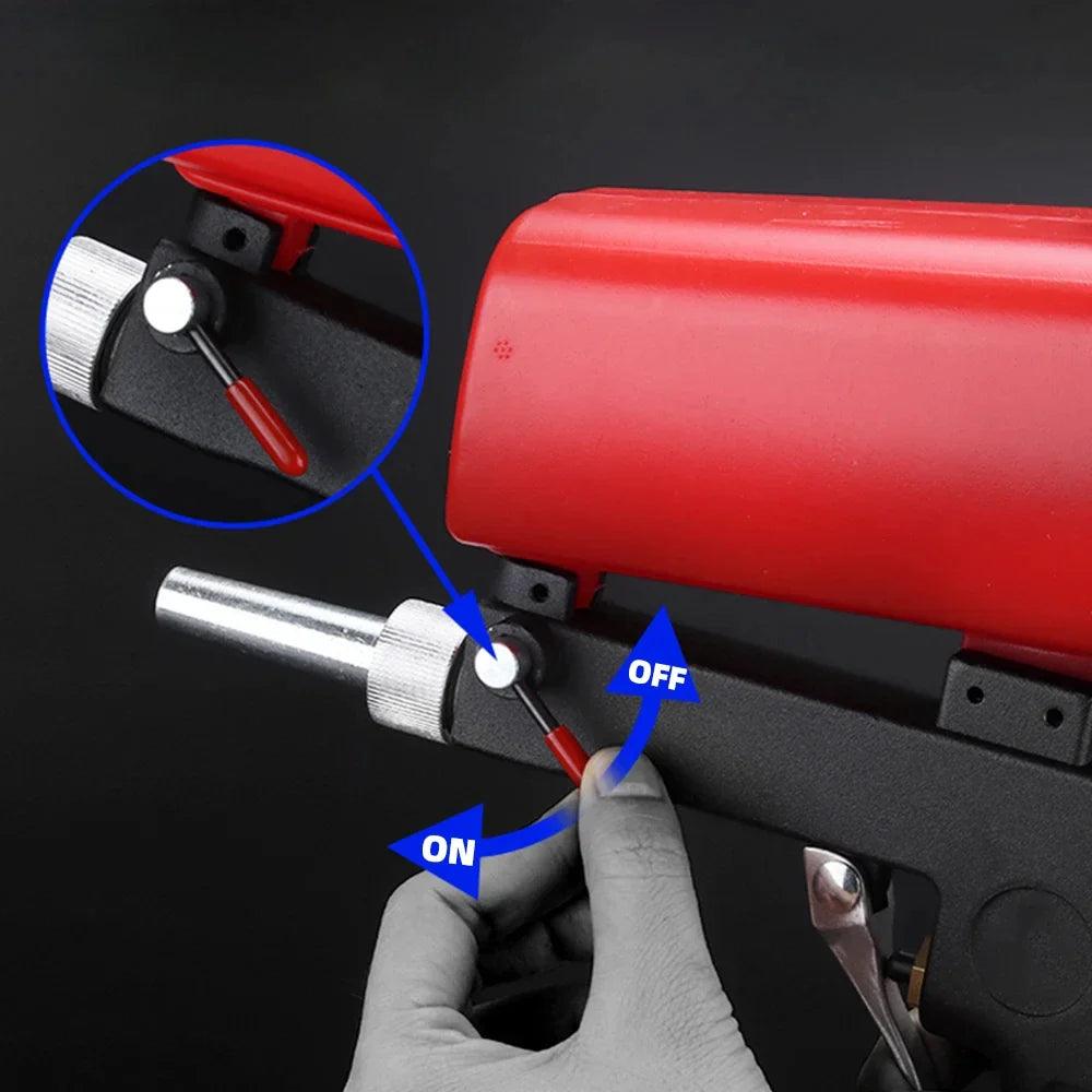 Sandblasting Gun Sand Blaster Adjustable Sand Blasting Machine Gravity Small Portable Handheld Pneumatic Blasting Gun Set  ourlum.com   